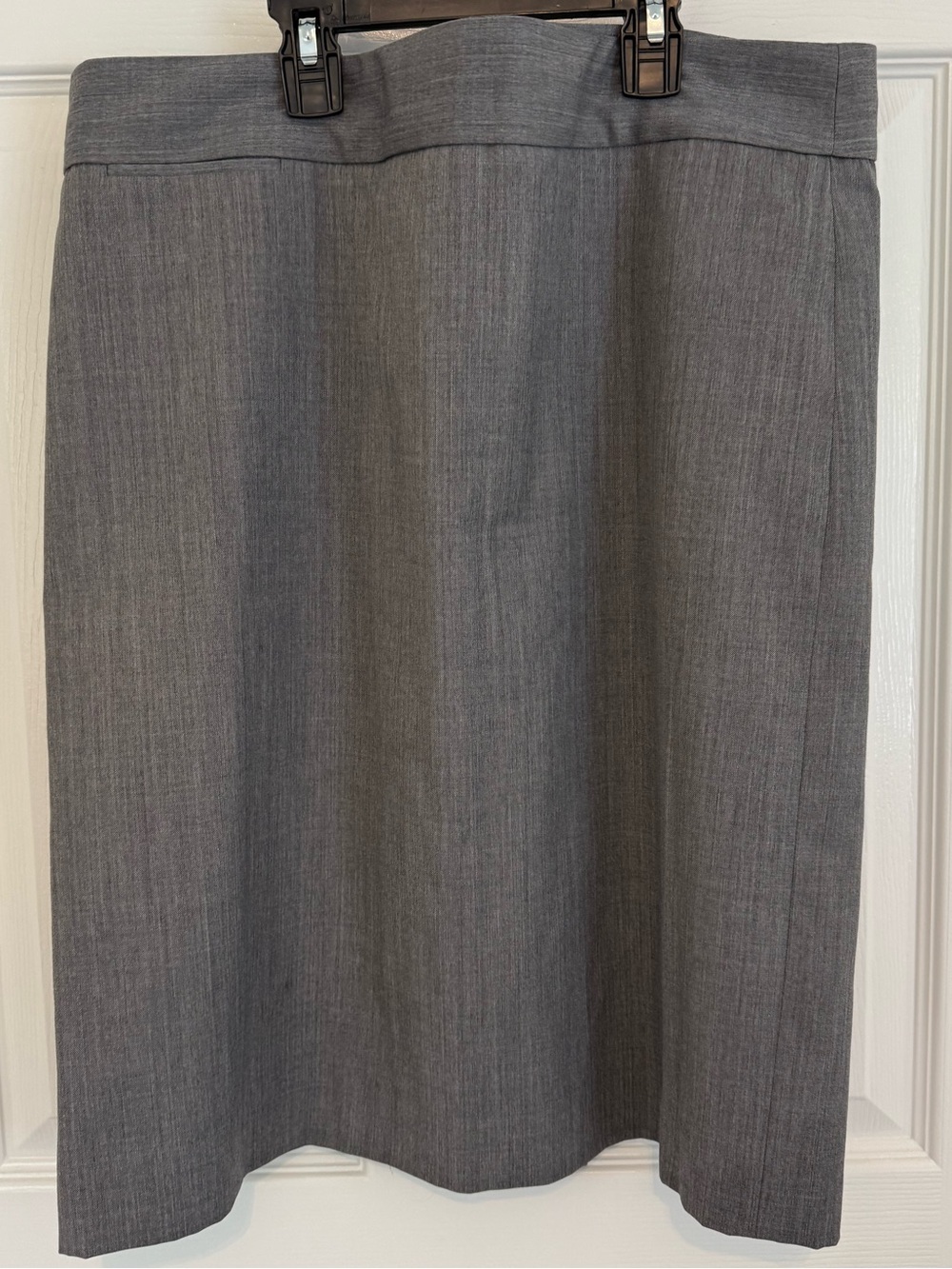 J. Crew Gray Midi Pencil Skirt